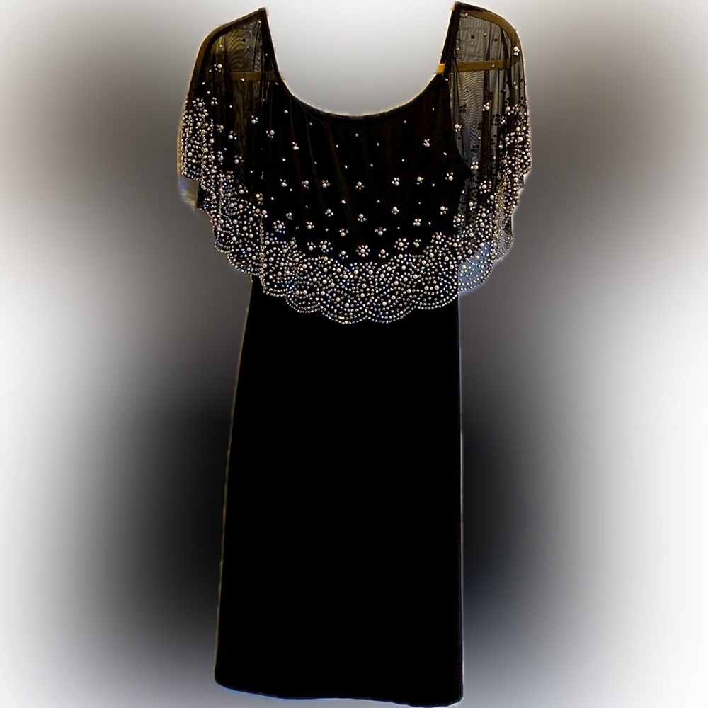 ROZ & ALI Black dress, size small